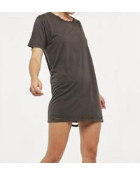 Project Social T - Grinded Tee Shirt Dress - Lyst