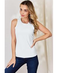 TRUEDAMES - Basic Bae Full Size Round Neck Slim Tank - Lyst