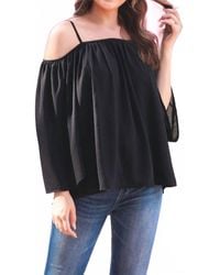 Jess Lea - Charlotte Cold Shoulder Top - Lyst