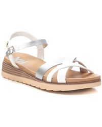 Xti - Low Wedge Strappy Sandals - Lyst