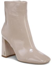 Sam Edelman - Codie 2 Boots Chai Latte Square Toe Ankle Bootie Jzz1167 - Lyst