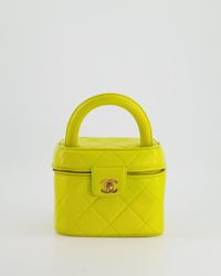 Chanel - Vintage Top Handle Vanity Bag - Lyst