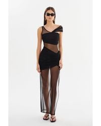 Lamarque - Florinda Mesh Maxi Dress - Lyst