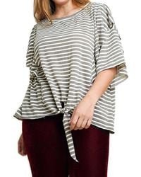 Umgee - Striped Layered Top - Lyst