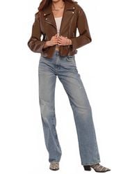 Heartloom - Cera Vegan Leather Moto Jacket - Lyst