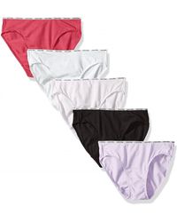 Calvin Klein - 5 Cotton Stretch Logo Bikini Panties - Lyst