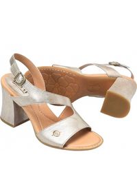 Born - Tamora Leather Heel Sandal - Lyst
