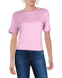 Calvin Klein - Short Sleeve Crewneck T-shirt - Lyst