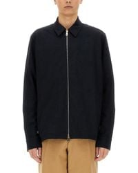 Paul Smith - Shirt Jacket With Zip Front Closure - Lyst