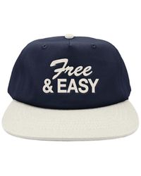 Free & Easy - Two Tone Short Brim Snapback Hat - Lyst