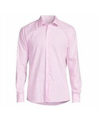 Scott Barber - Textured Gingham Button Up Shirt - Lyst