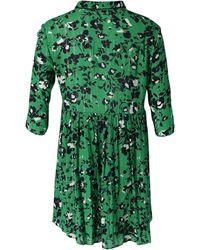 Ba&sh - Floral Button-Front Gathered Skirt Mini Dress - Lyst