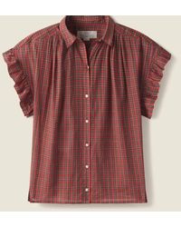 Trovata - Marianne B Ruffle Sleeve Shirt - Lyst