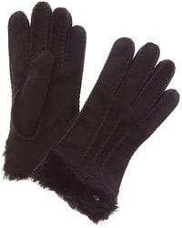UGG - Exposed Shearling Gloves - Lyst
