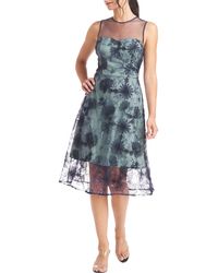 JS Collections - Shelby Sequined Midi Cocktail And Party Dress - Lyst