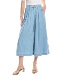 L'Agence - Elowyn High-Rise Crop Palazzo Pant - Lyst