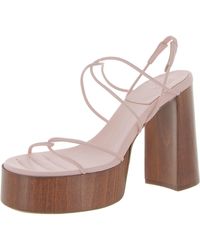 GIA RHW - Rosie 28 Leather Strappy Platform Sandals - Lyst
