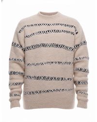 ATOMOFACTORY - Bouclé Crewneck Sweater - Lyst