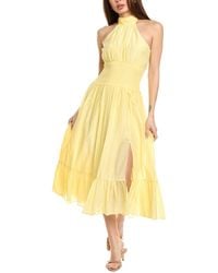 Cinq À Sept - Dover Silk-Blend Midi Dress - Lyst