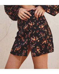 Dress Forum - Fall Floral Mini Skirt - Lyst