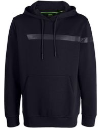 BOSS - Soody 1 Cotton Pullover Hoodie Sweatshirt 402-Dark - Lyst