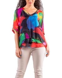 Gigi Moda - Diana Brushstroke Blouse - Lyst