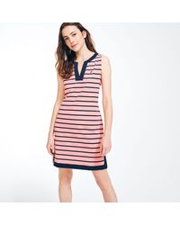 Nautica - Striped Tunic Dress - Lyst