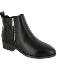 MIA - Benicio Faux Leather Comfort Ankle Boots - Lyst