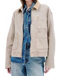 SLVRLAKE Denim - Casey Square Worker Jacket - Lyst