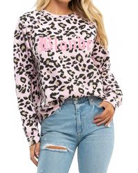 BRUNETTE the Label - Blonde Middle Sister Crewneck Sweatshirt - Lyst