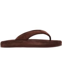 Ferragamo - Ferragamo Dylan Suede Platform Sandals - Lyst