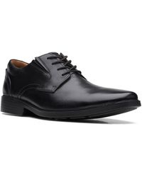 Clarks - Lite Low Leather Square Toe Oxfords - Lyst