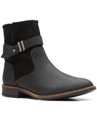 Clarks - Camzin Strap Strappy Dressy Ankle Boots - Lyst