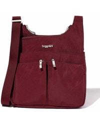 Baggallini - Cross Over Crossbody Bag With Rfid Wristlet - Lyst