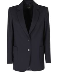 Seventy - Single-Breasted Back Vent Polyester-Blend Jacket - Lyst