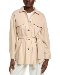 Peserico - Wool-Blend Coat - Lyst