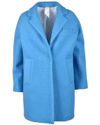 Annie P - Wool Mohair Polyamide Coat - Lyst