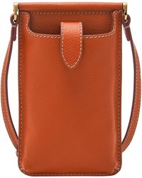 Fossil - Kaia Litehide Leather Phone Bag - Lyst