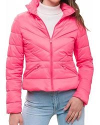 Love Tree - Zip Up Puffer Jacket - Lyst