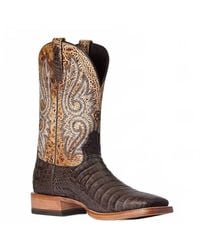 Ariat - Relentless Denton Caiman Belly Western Cowboy Boot - Lyst