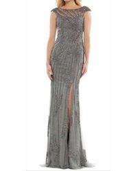 Marsoni by Colors - Beaded Lace Tulle Gown - Lyst
