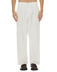 Moschino - Regular Fit Cotton Denim Jeans - Lyst