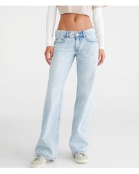 Aéropostale - Super Low-Rise Baggy Wide Leg Jean - Lyst