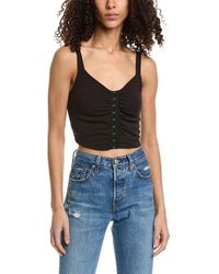 Project Social T - Sully Ruched Front Rib Tank - Lyst