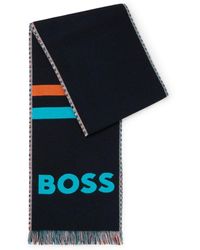 BOSS - X Nfl Logo Scarf With Miami Dolphins Branding - Lyst