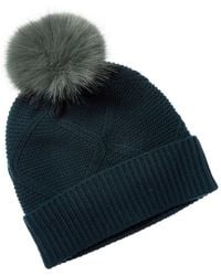 Forte - Cashmere Luxe Cable Cashmere Hat - Lyst