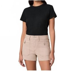 PAIGE - Fallon Mid-Rise Short - Lyst