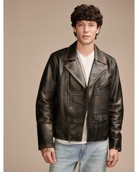 Lucky Brand - Vintage Leather Moto Jacket - Lyst
