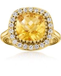 Ross-Simons - Citrine And Topaz Ring - Lyst