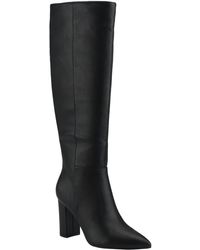 Marc Fisher - Grapple Faux Leather Tall Knee-high Boots - Lyst